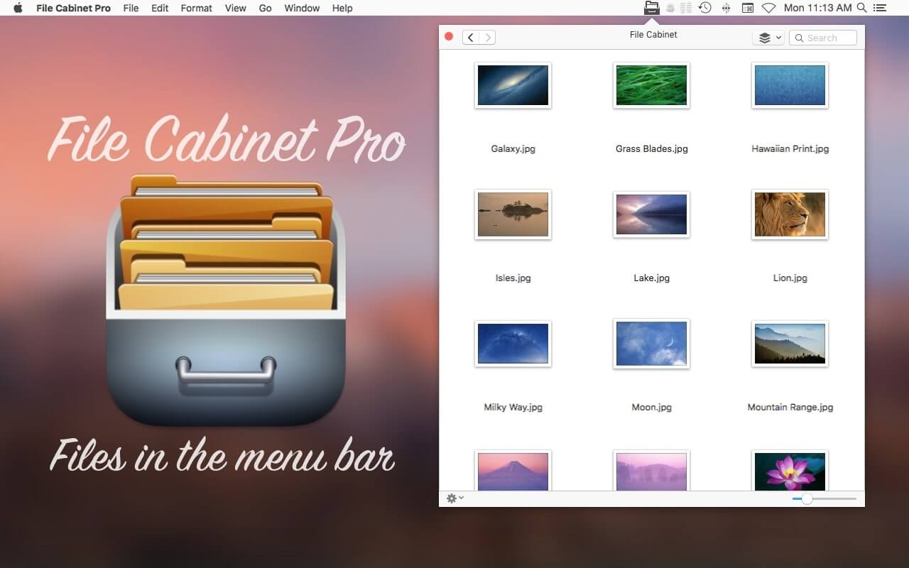 File Cabinet Pro v8.5.6 Mac菜单栏文件快捷管理工具