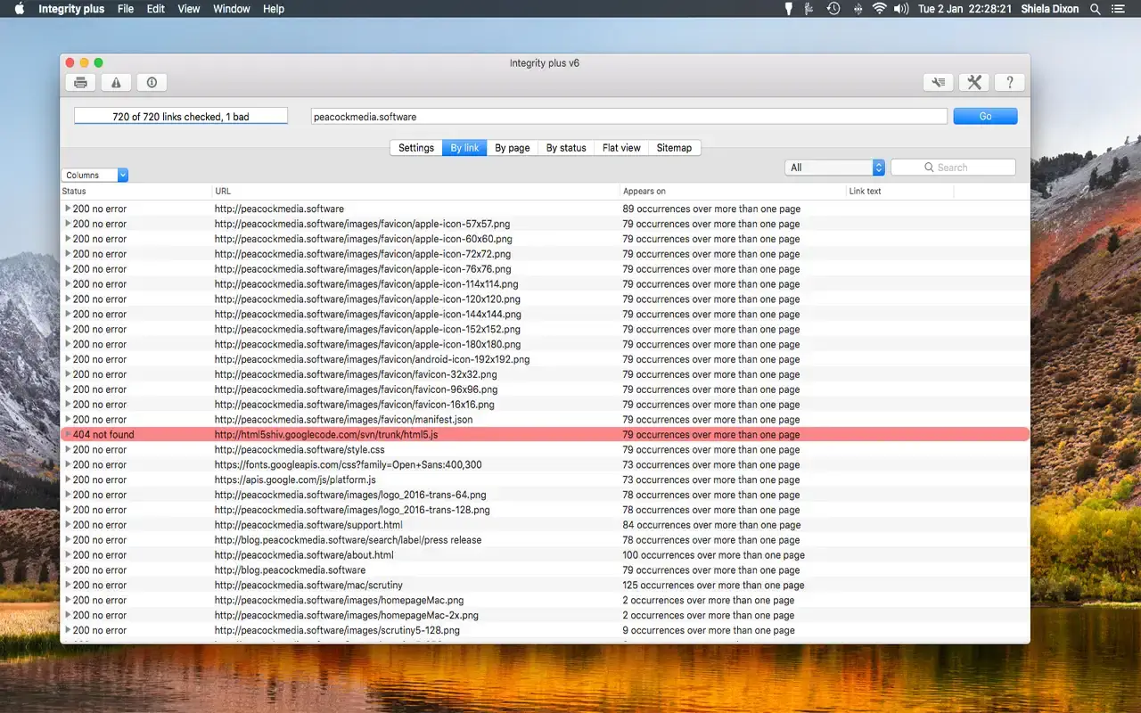 Integrity Plus v12.9.0 Mac网站死链检测、网站地图工具