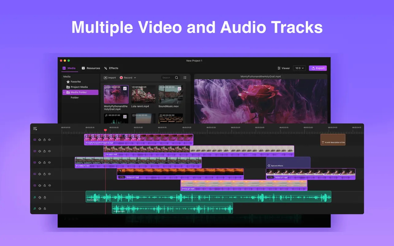 Filmage Editor v1.3.9 Mac专业音视频编辑软件破解版