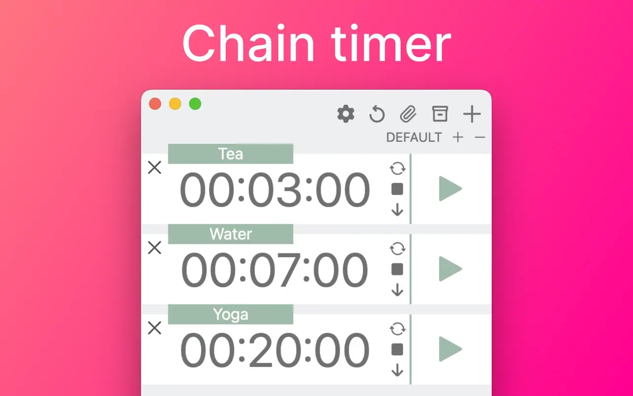 Chain Timer v10.1 Mac计时器破解版下载
