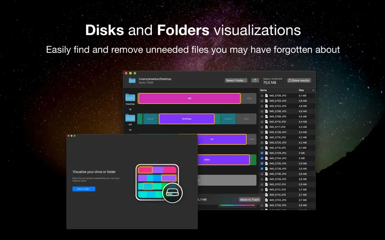 DiskSight v3.0 Mac磁盘文件夹可视化工具