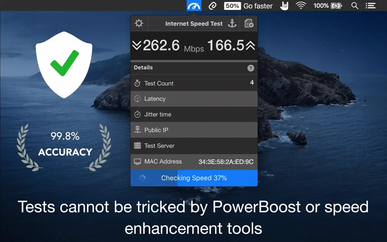 Internet Speed Test v3.8 Mac网速测试工具破解版