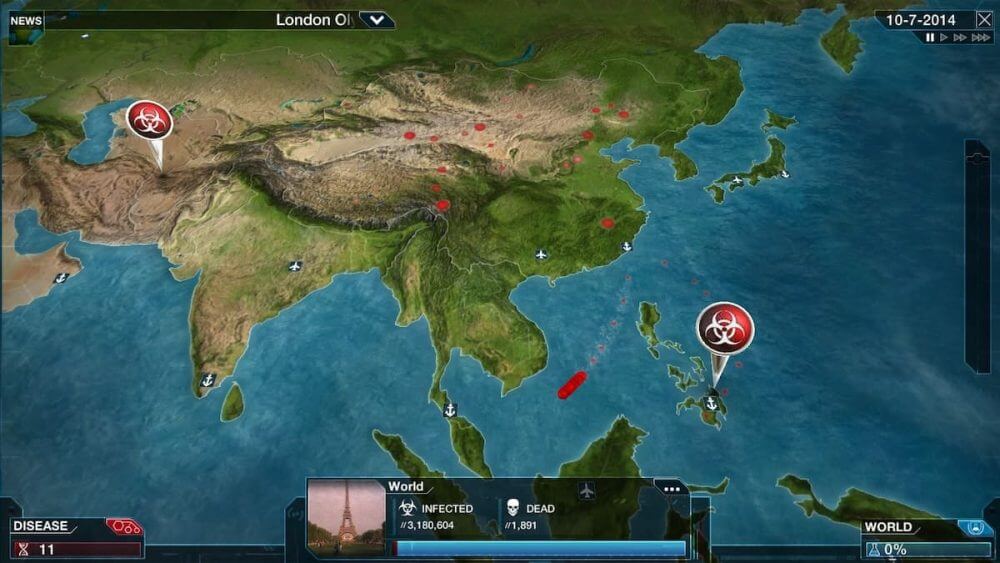 Plague Inc: Evolved v1.19.1.0 Mac瘟疫公司:进化