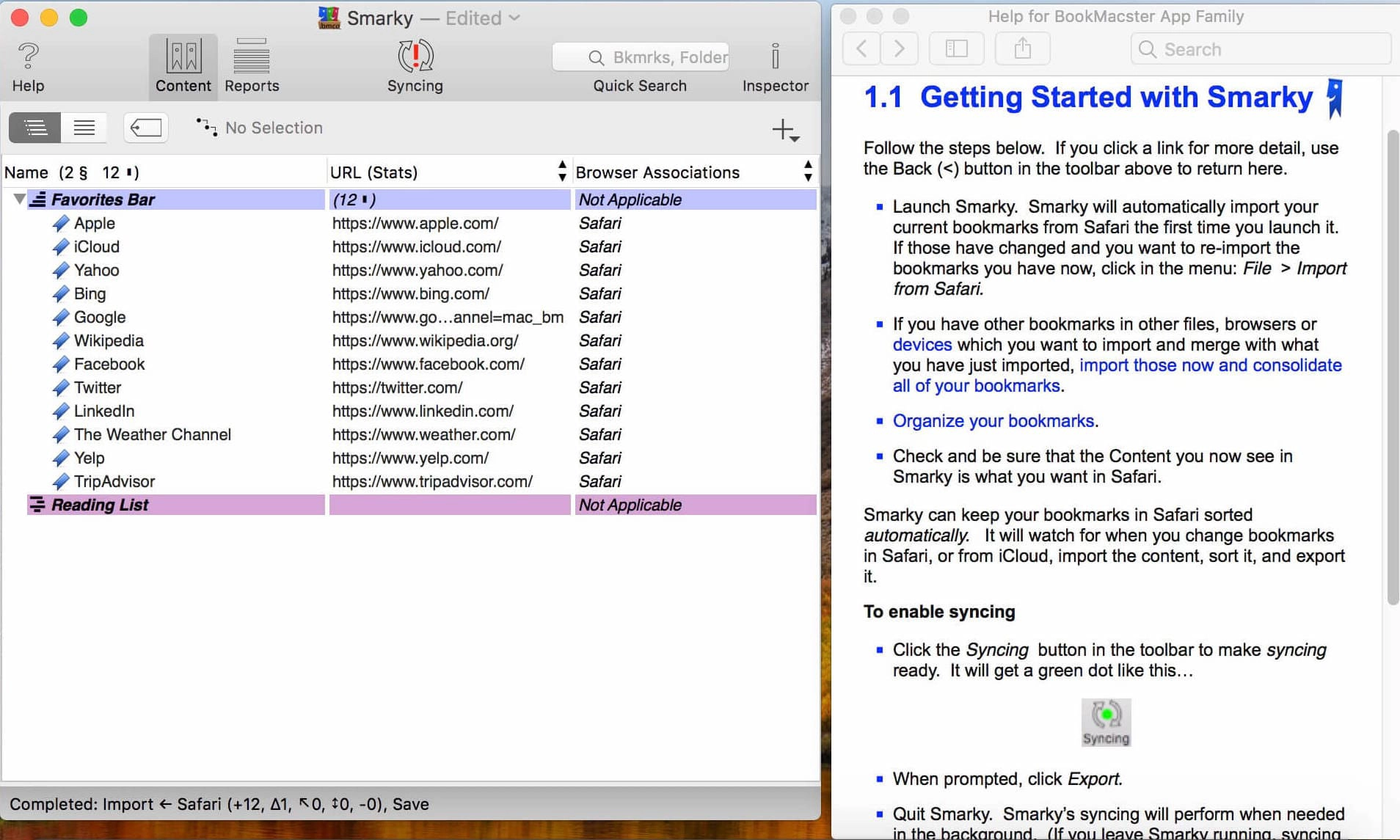 Smarky v3.0.12 Mac Safari书签管理器