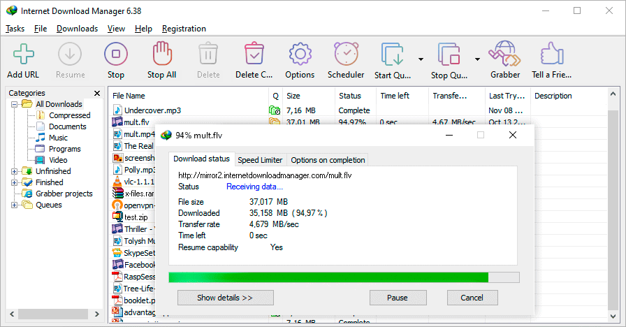 internet Download Manager v6.42 Build33 - IDM Windows高速下载软件破解版