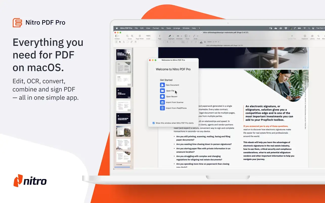 Nitro PDF Pro v13.3.1 Mac PDF编辑软件破解版