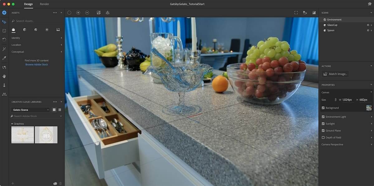 Adobe Dimension v4.1.2 Mac多语言破解版