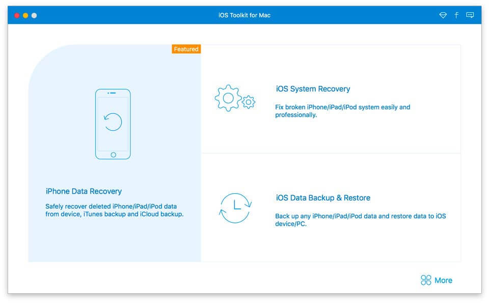 AnyMP4 iPhone Data Recovery v9.1.20 Mac iPhone数据还原恢复工具破解版