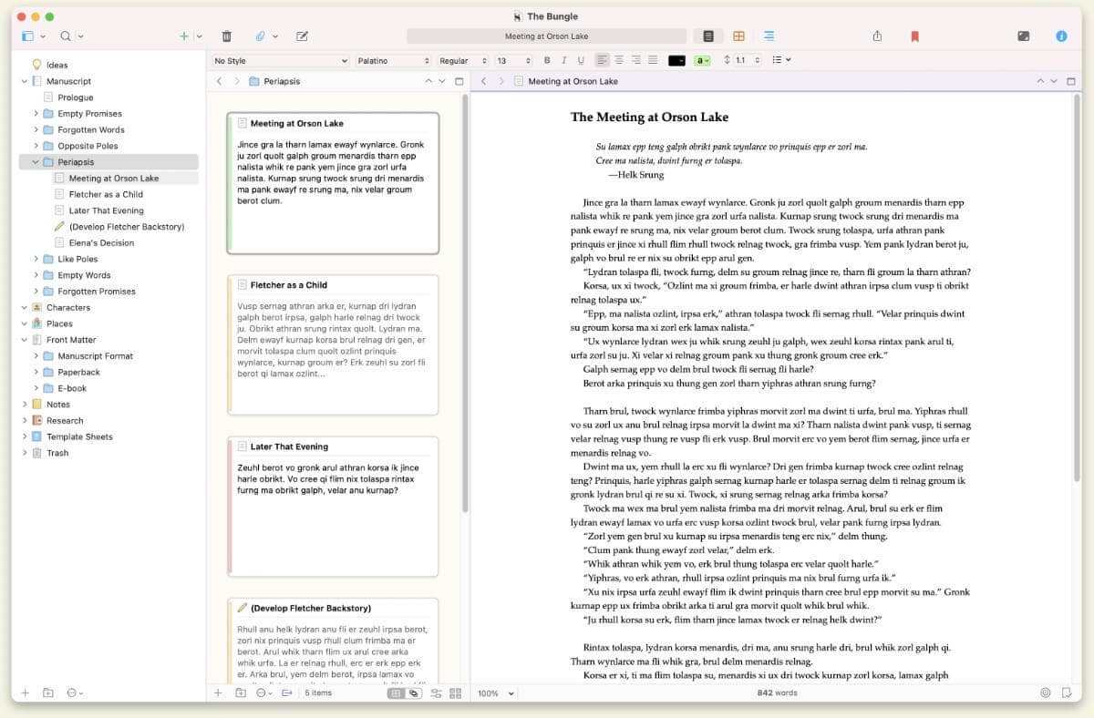 Scrivener v3.4.0 Mac文本写作工具破解版