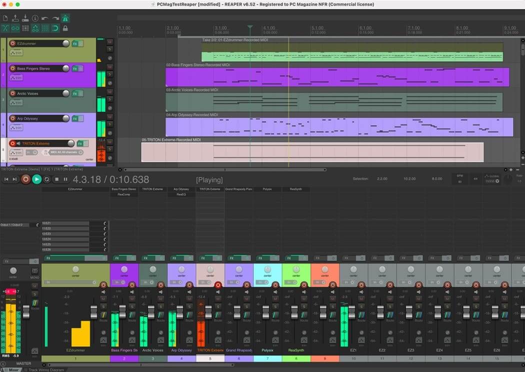 Cockos REAPER v7.33.0 Mac数字音频编辑工具破解版