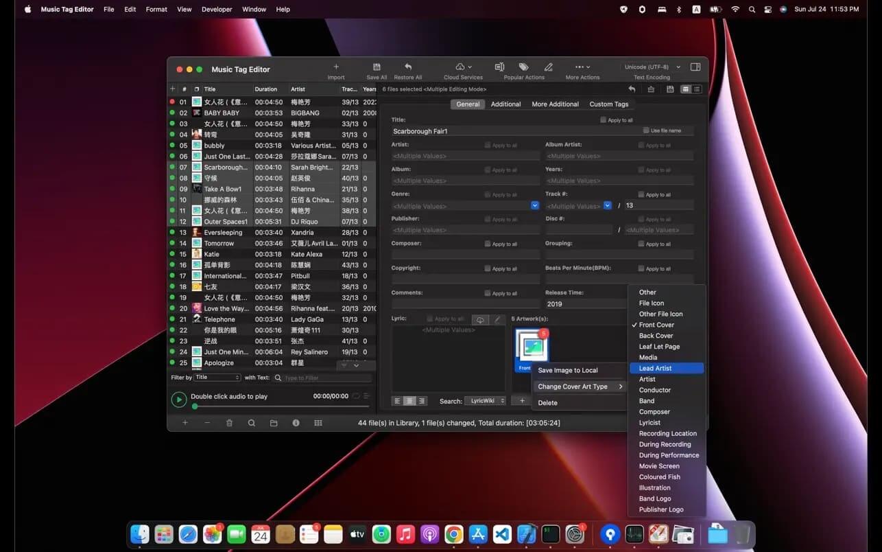 Music Tag Editor Pro v9.3.0 Mac专业音乐标签编辑器破解版