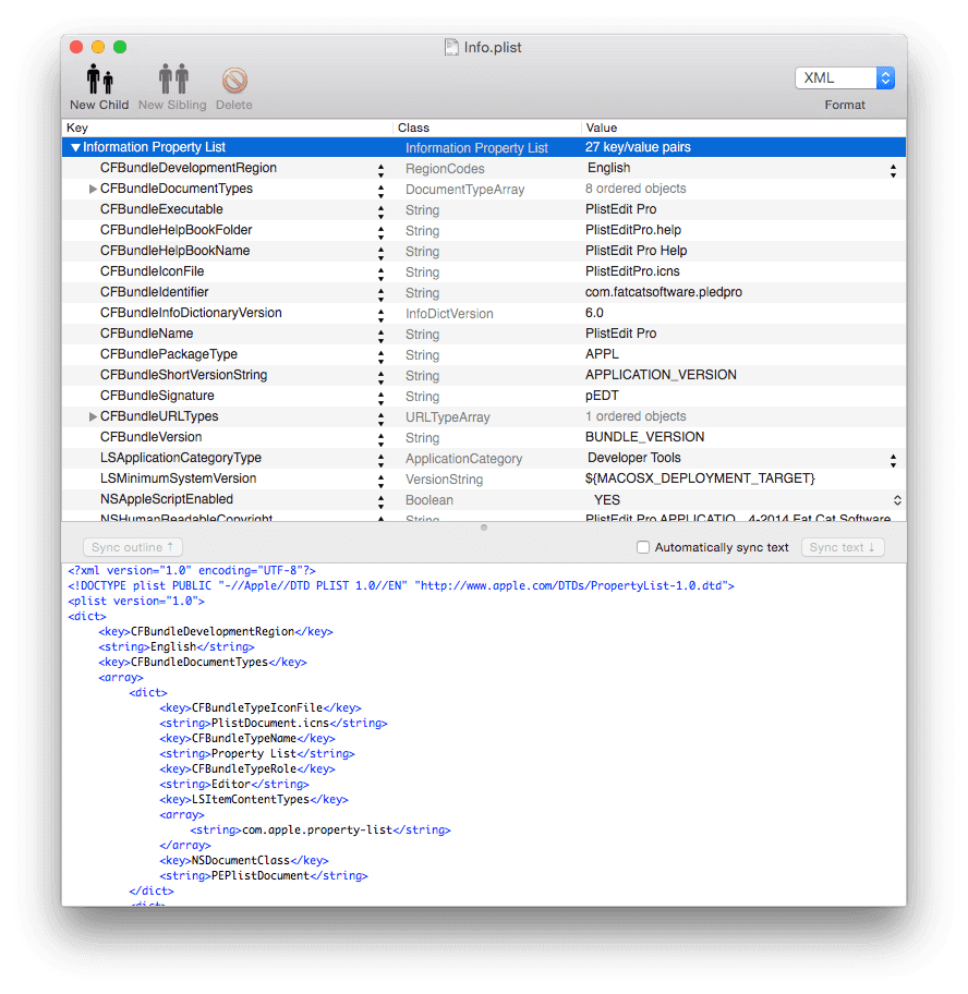 PlistEdit Pro v1.9.7 Mac专业Plist文档编辑工具