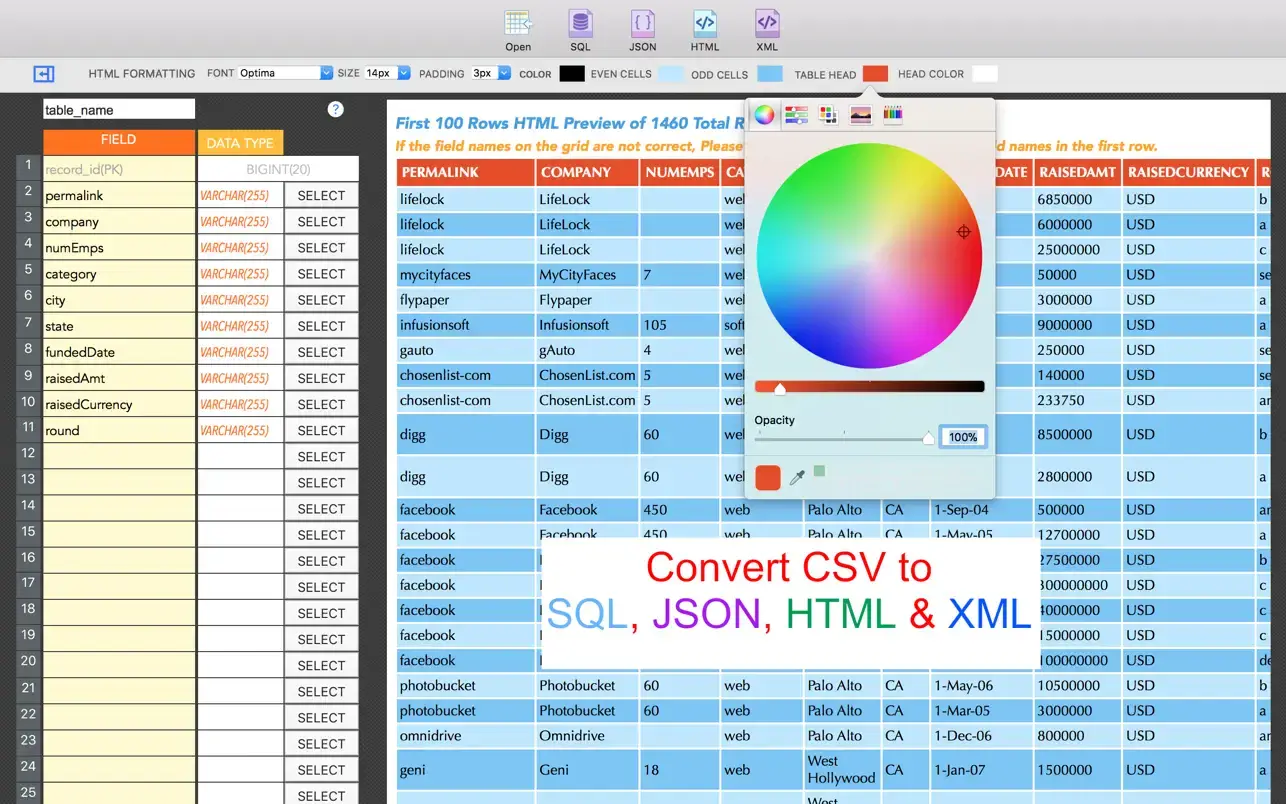 CSV Converter Pro v2.4 Mac CSV数据转换工具破解版