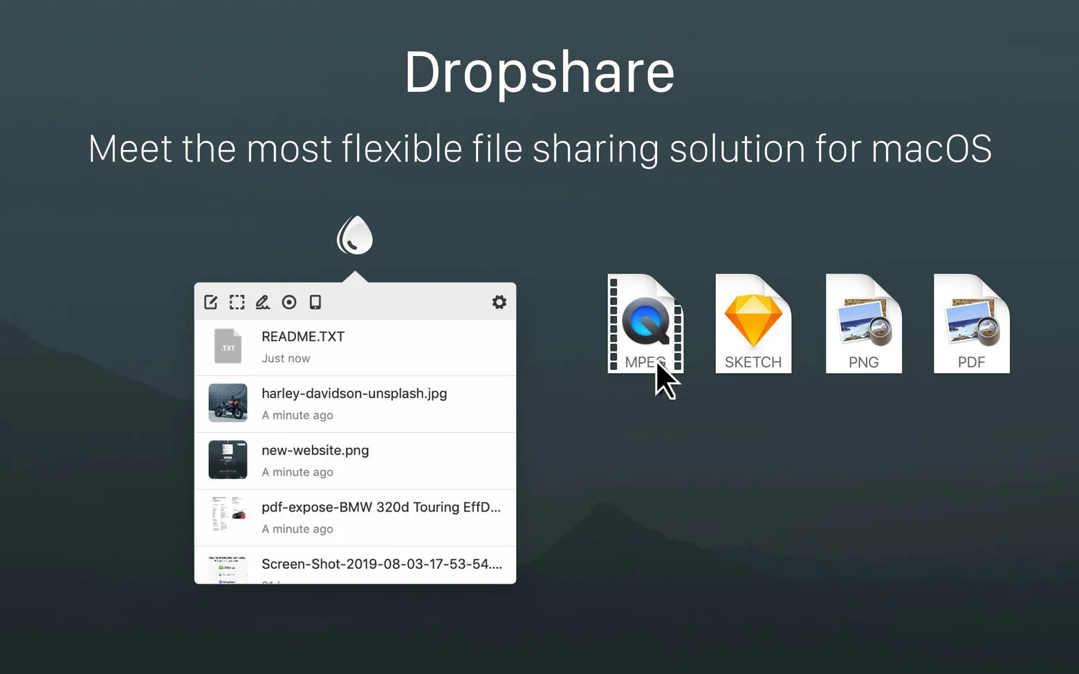 Dropshare v5.42 Mac网络文件共享工具下载破解版