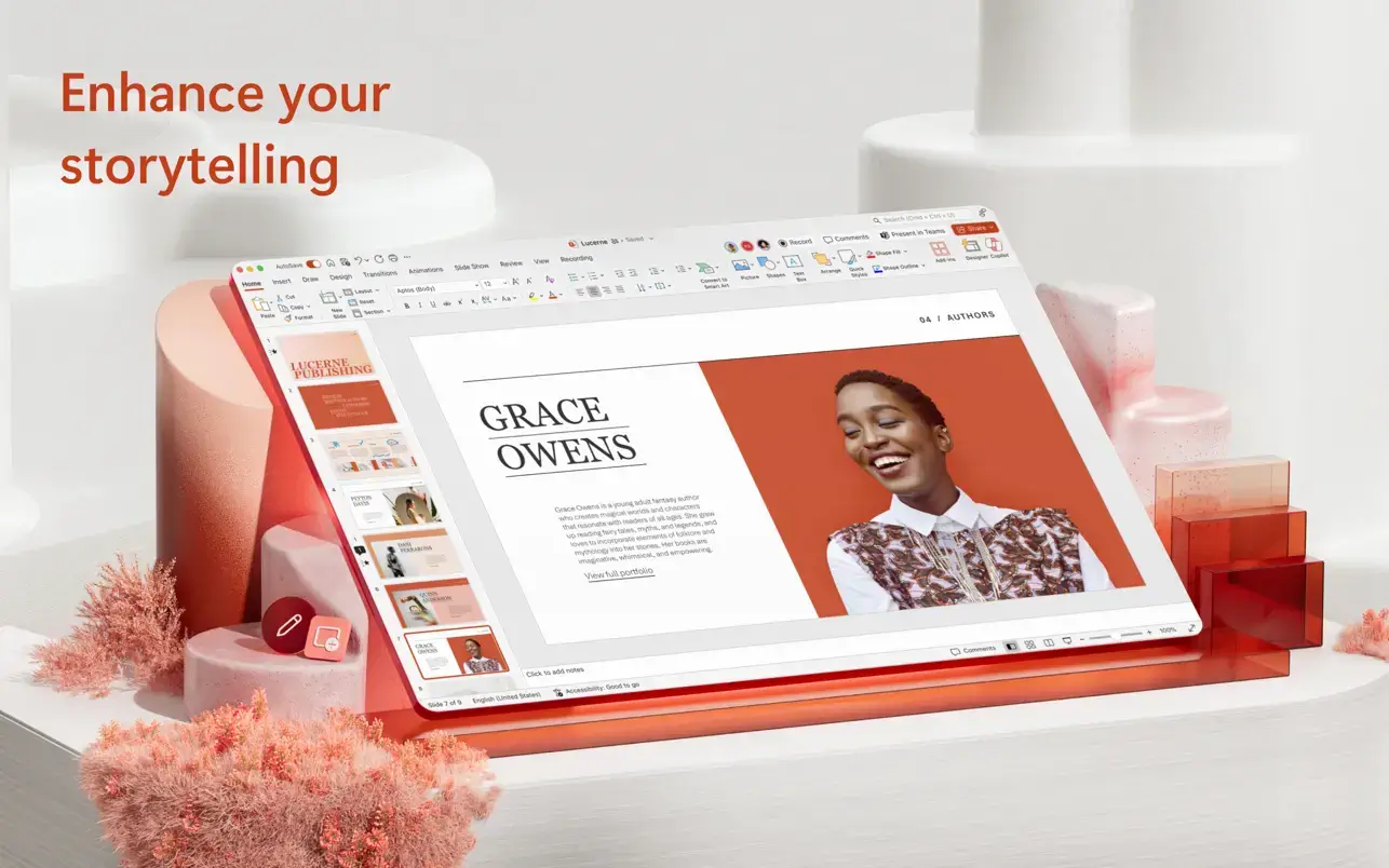 Microsoft Powerpoint v16.66 Mac破解版下载