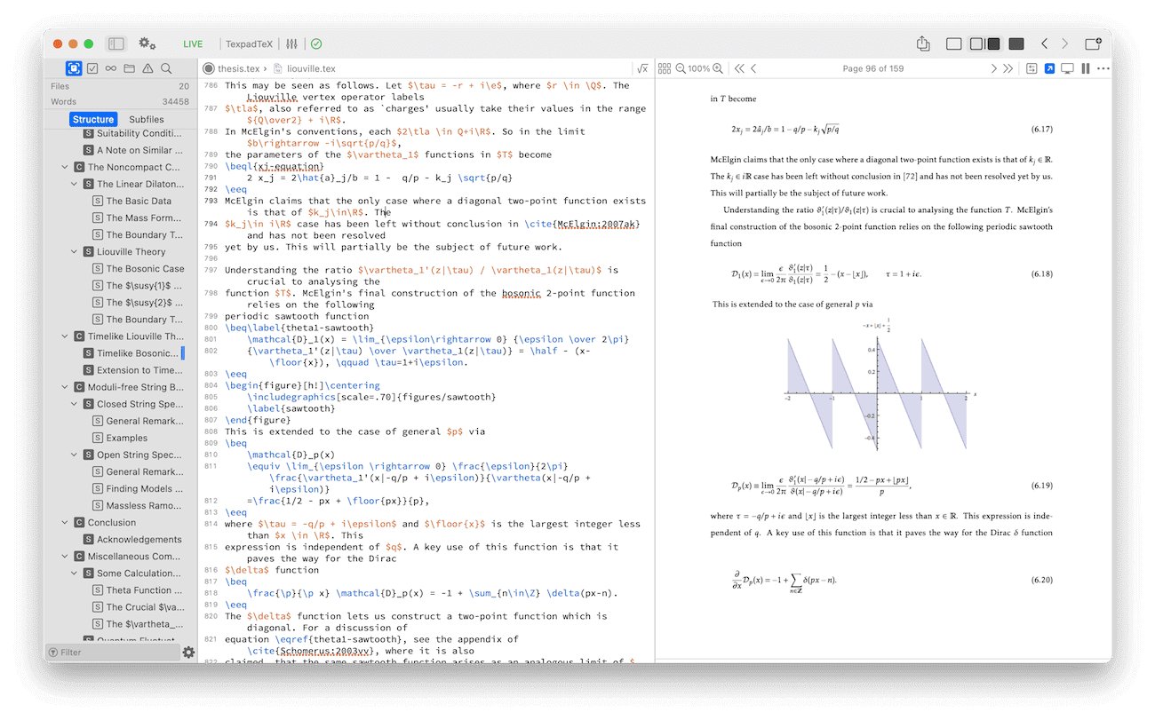 Texifier v1.9.25 Mac LaTeX编辑工具破解版