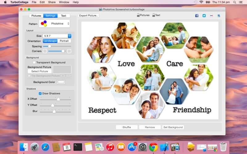 TurboCollage Pro v7.2.10 Mac照片拼贴制作工具破解版