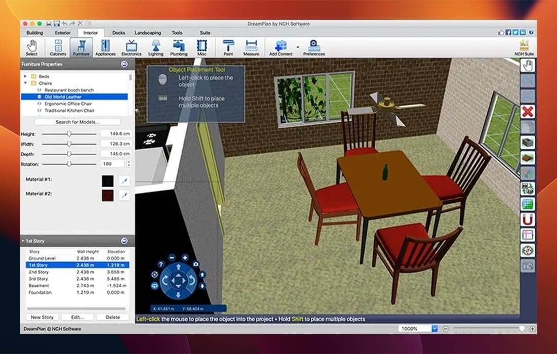 DreamPlan Home Design Software Pro v9.10 Mac房屋设计3D建模软件