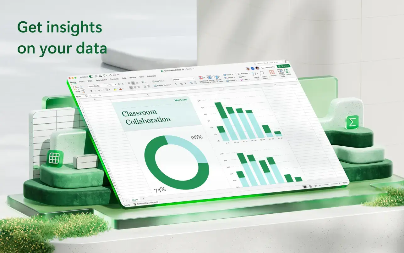 Microsoft Excel v16.88 Mac破解版下载