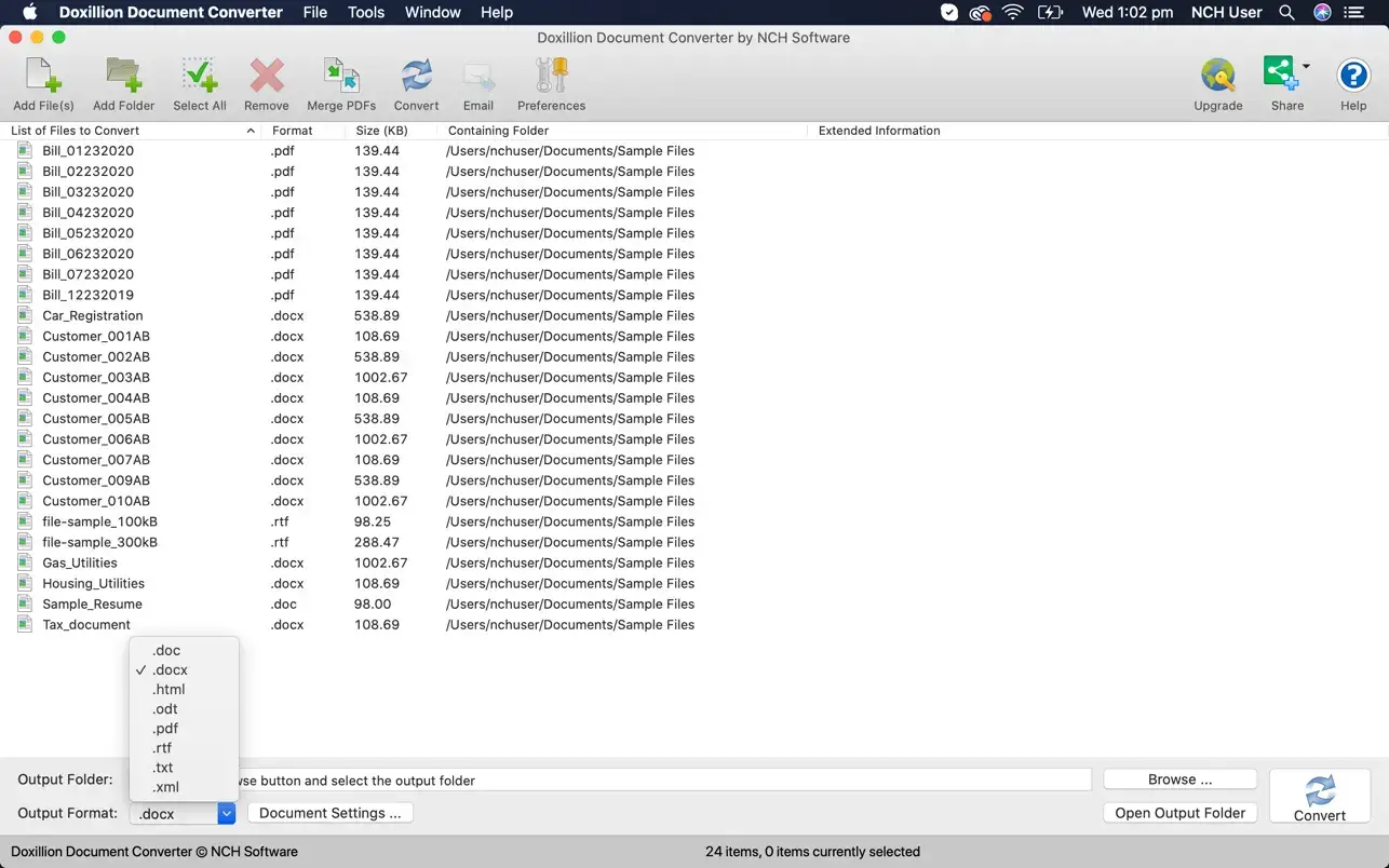 Doxillion Plus v7.09 Mac多格式文档转换工具破解版