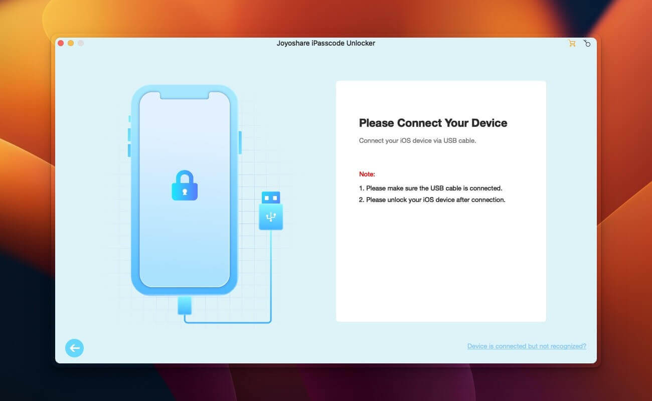Joyoshare iPasscode Unlocker v4.6.0 Mac iOS设备解锁工具破解版