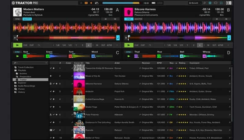 Native Instruments Traktor Pro v4.1.1.23 Mac DJ音乐制作软件破解版