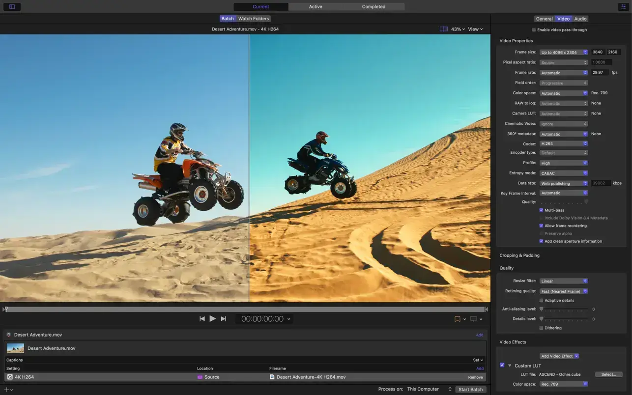 Compressor v4.10.1 Mac视频后期制作工具破解版
