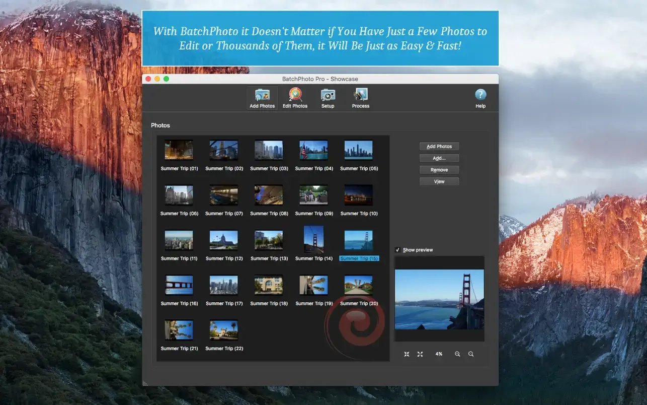 BatchPhoto Pro v5.0.1 Mac图片编辑工具破解版