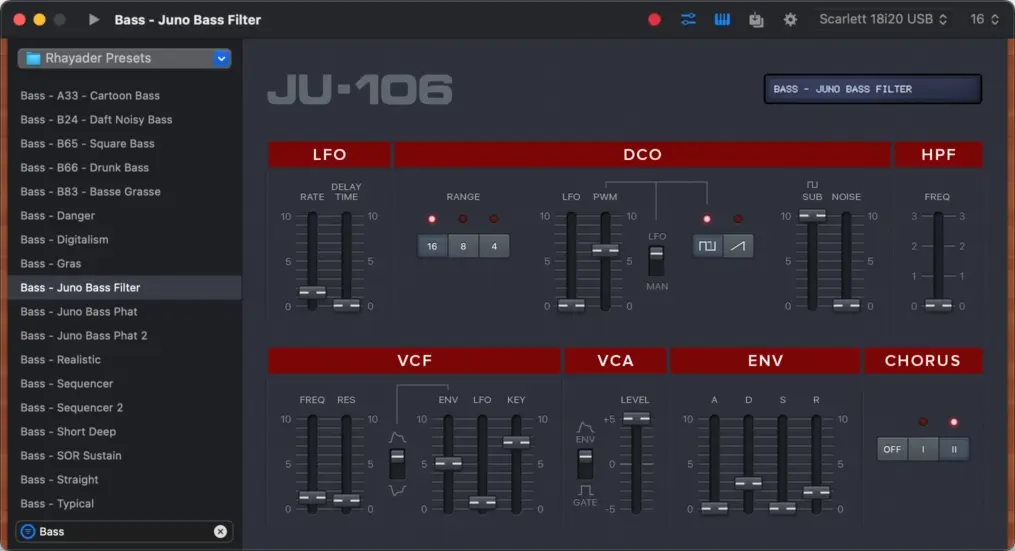 JU-106 Editor v2.5.2 Mac预设管理器和编辑器破解版