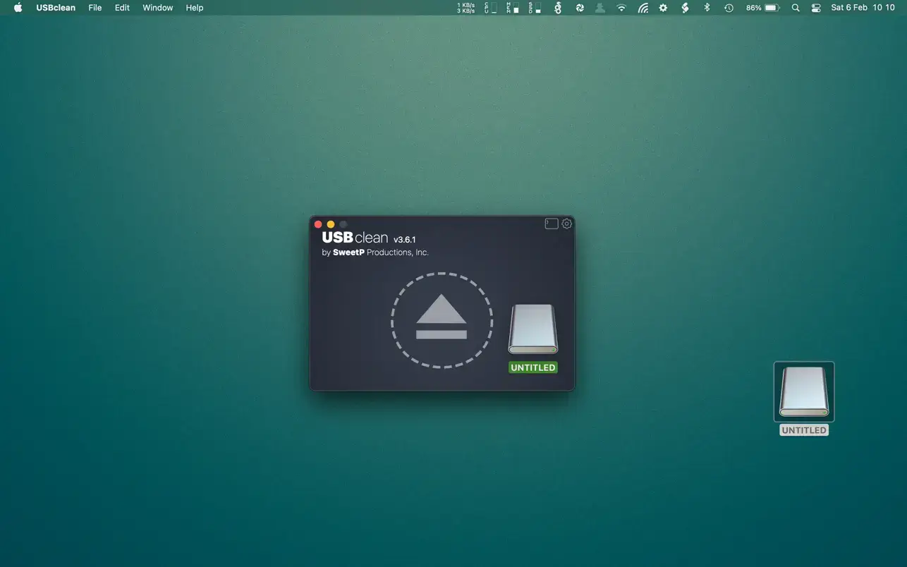 USBclean v3.8.0 Mac USB垃圾文件清理工具破解版