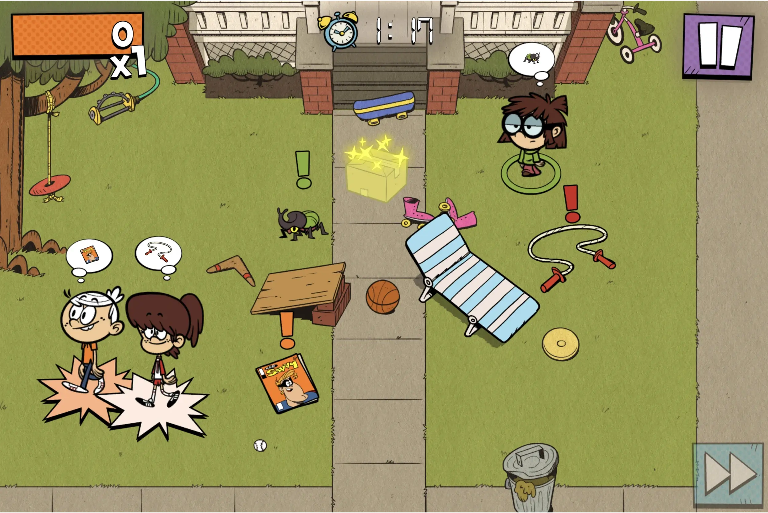 Loud House: Outta Control v1.1.8 Mac策略类休闲游戏