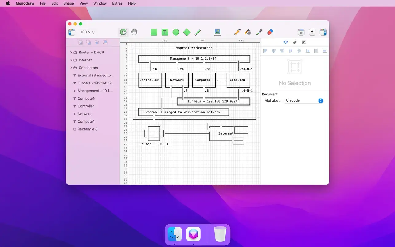 Monodraw v1.7.0 Mac ASCII形绘制工具破解版