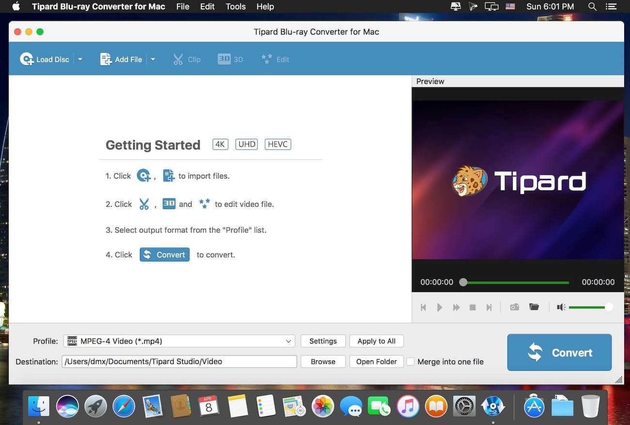 Tipard Blu-ray Converter v10.0.82 Mac蓝光视频转换器破解版