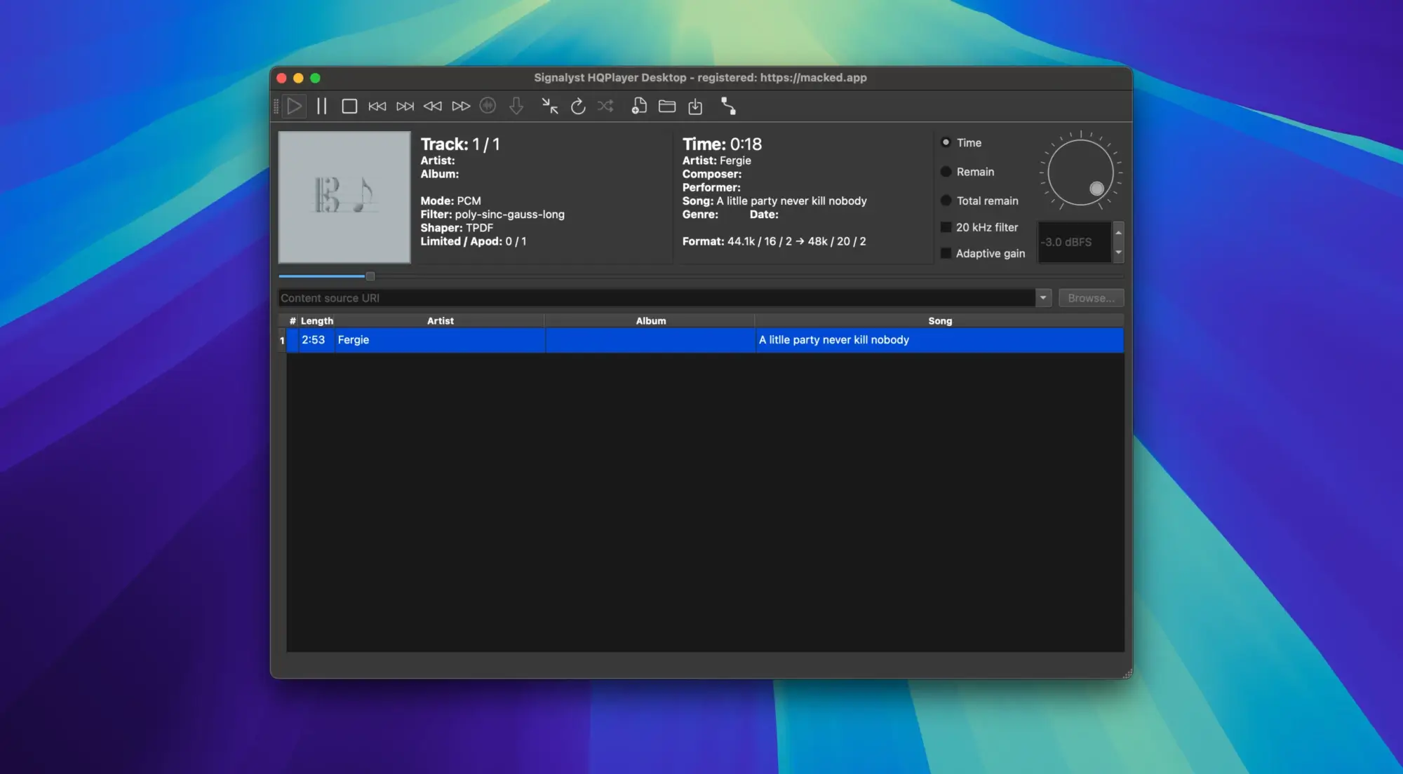 HQPlayer Desktop v5.12.2 Mac高端音频播放器