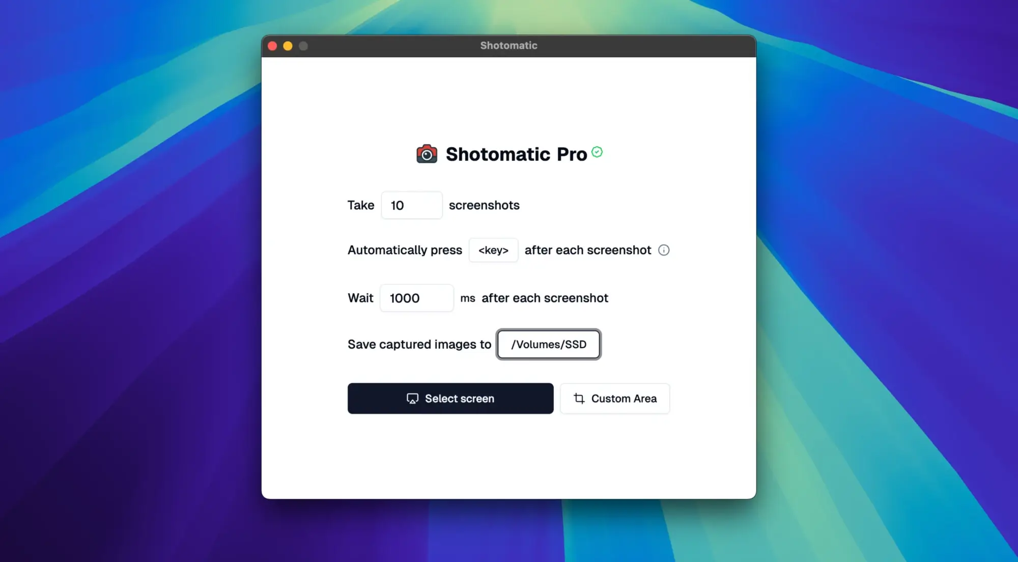 Shotomatic v1.0.3 Mac自动化截图工具破解版