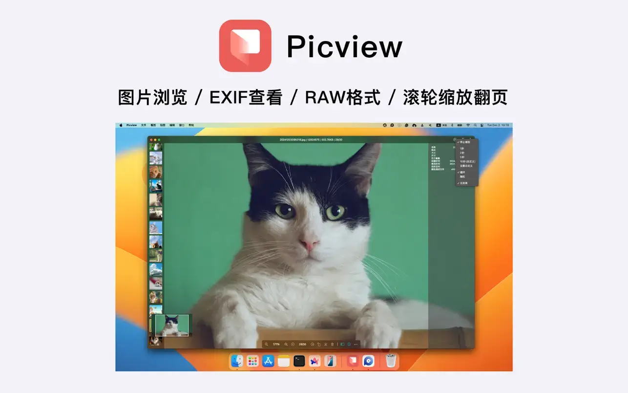 Picview - Image Viewer v1.4.5 Mac图片浏览器破解版