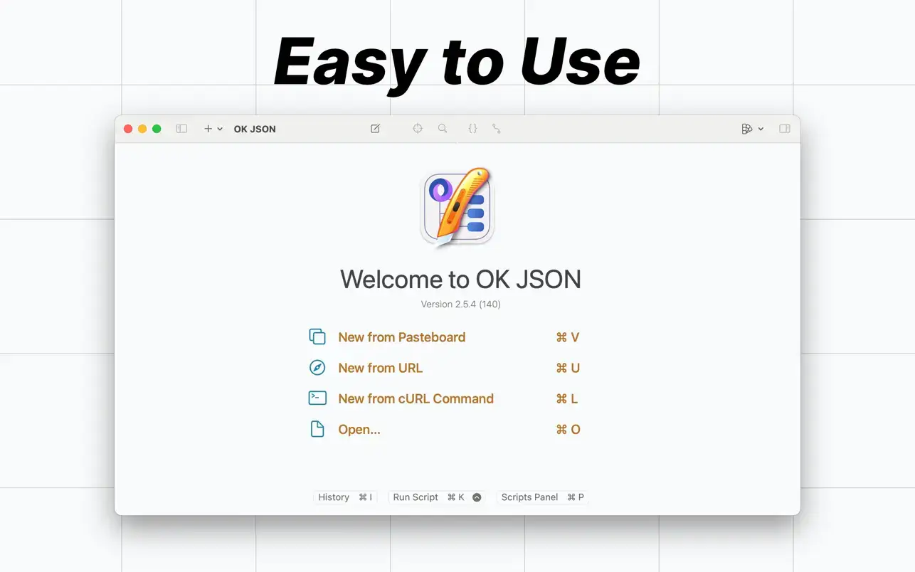 OK JSON - Viewer & Formatter v2.9.1 Mac JSON管理工具