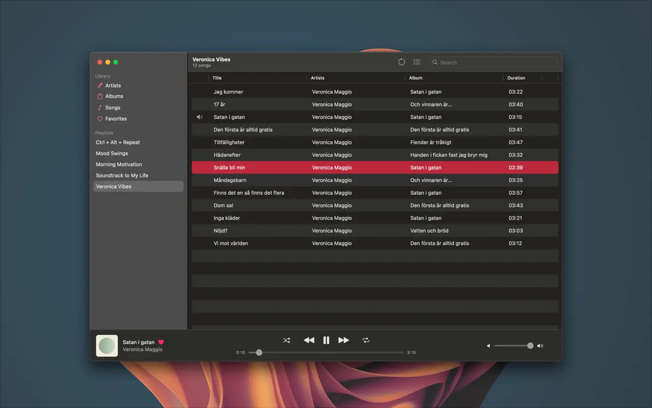 Manet Music v0.9.4 Mac Jellyfin无缝流式传输音乐