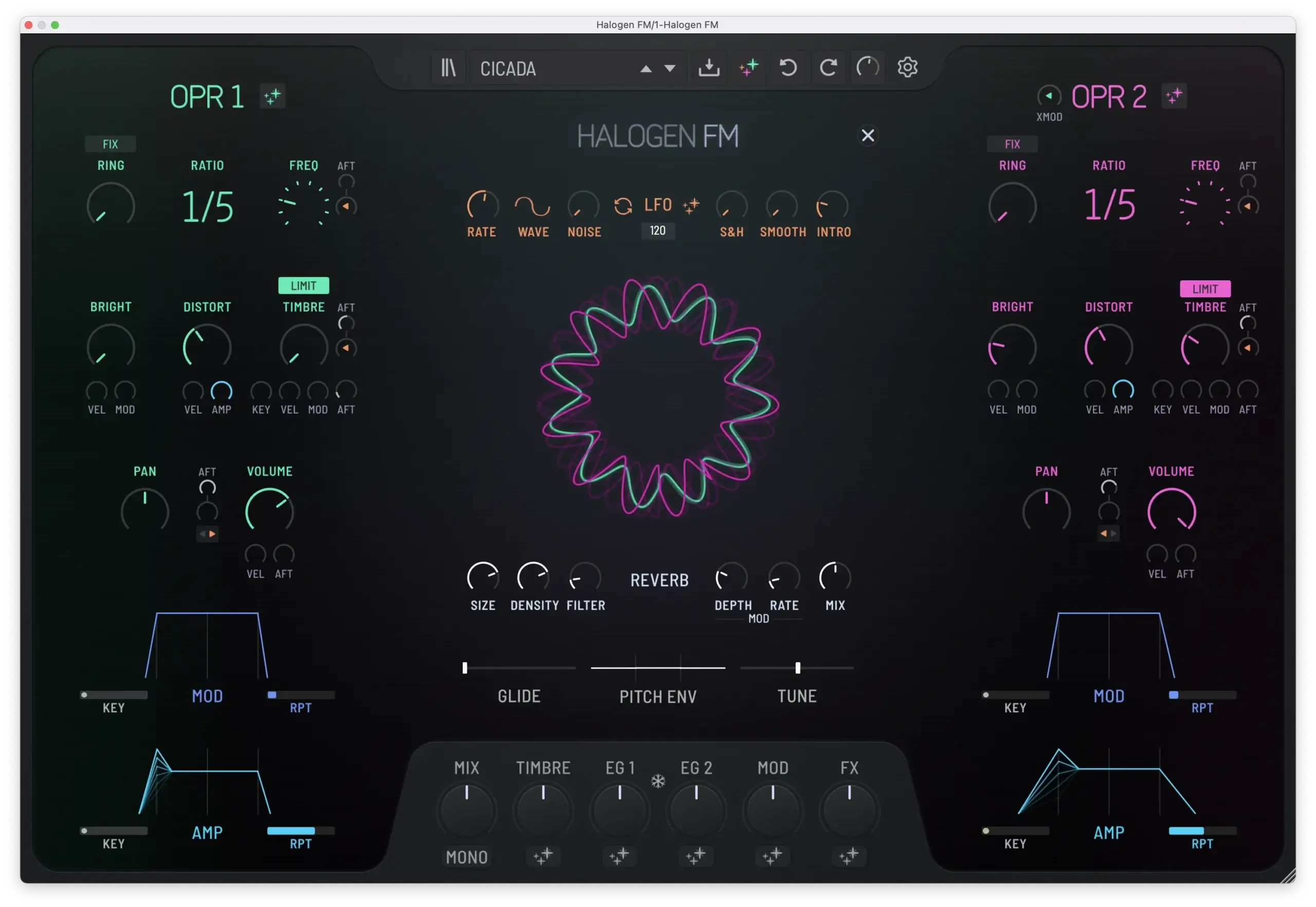 GForce Software Halogen FM v1.0.1 Mac全新FM合成器插件