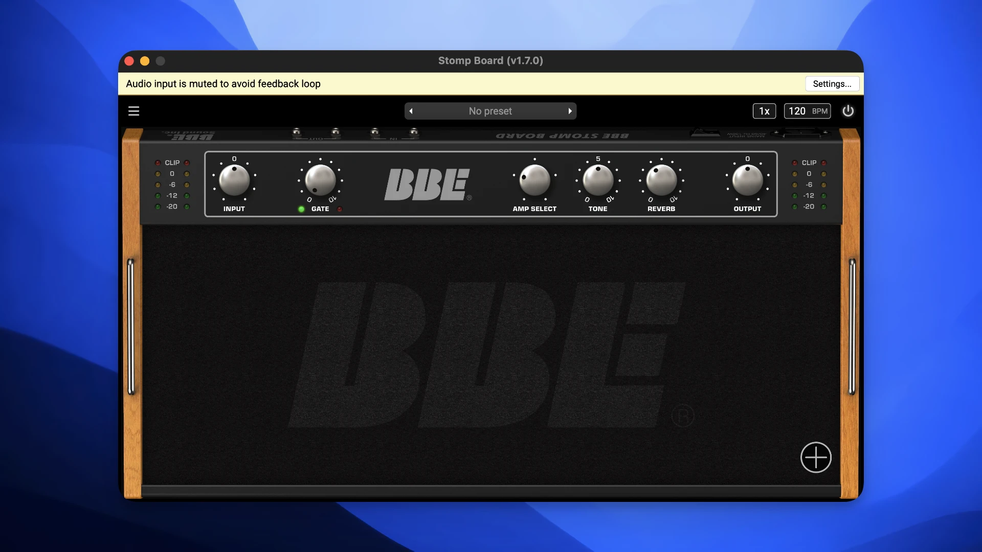 BBE Sound Stomp Board v1.7.0 Mac虚拟吉他踏板效果器插件