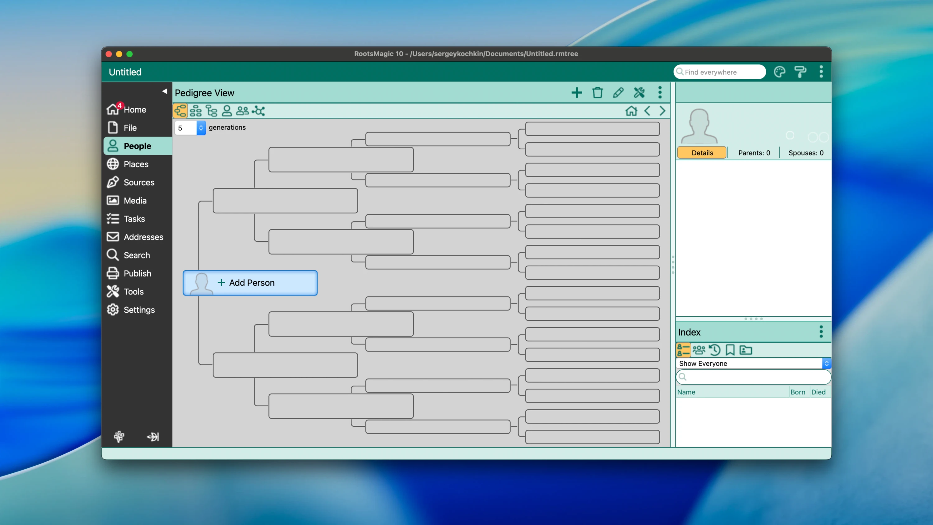 RootsMagic 10 v10.0.7 Mac家谱制作工具破解版