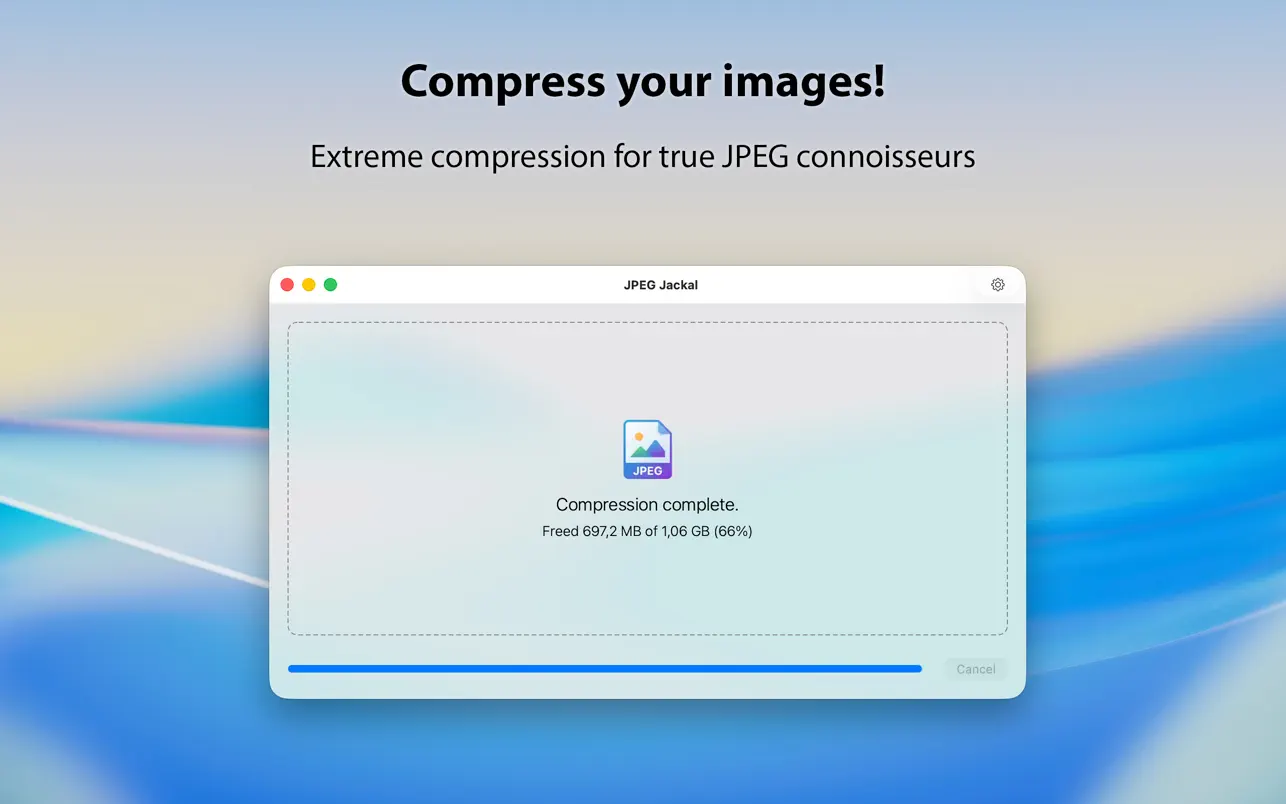JPEG Jackal v3.0.0 Mac图片压缩工具破解版