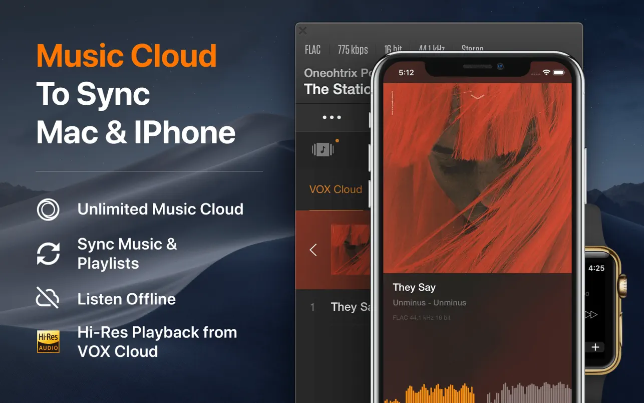 VOX: MP3 & FLAC Music Player v3.7.7 Mac高品质音乐播放器破解版