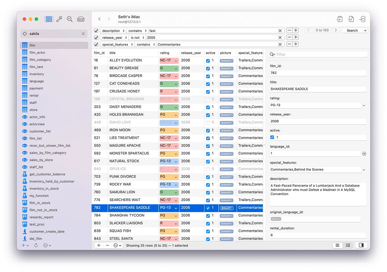 Querious v4.2.4 Mac数据库管理工具破解版