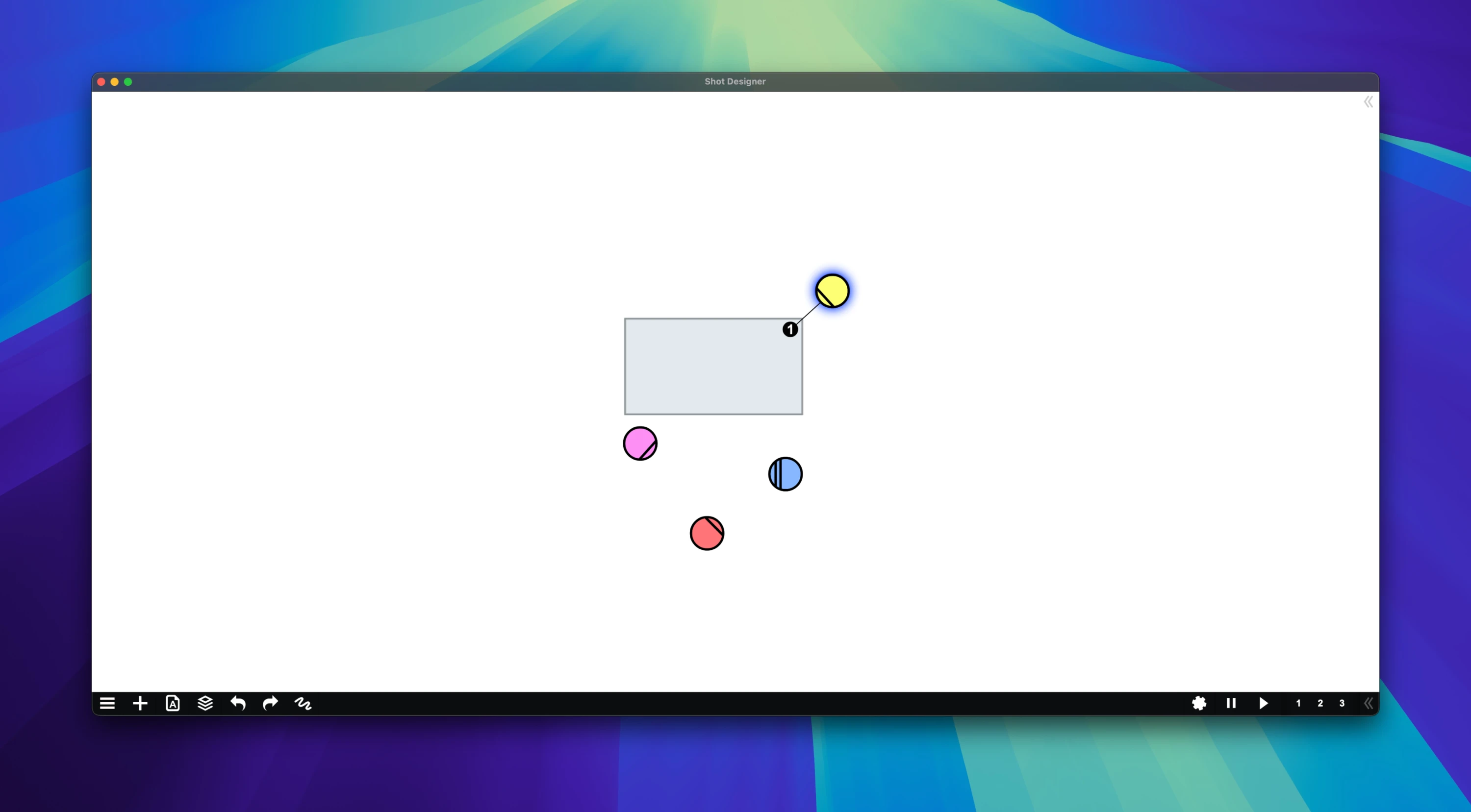 Shot Designer v1.80.8 Mac镜头图、分镜、机位、演员走位和灯光设计
