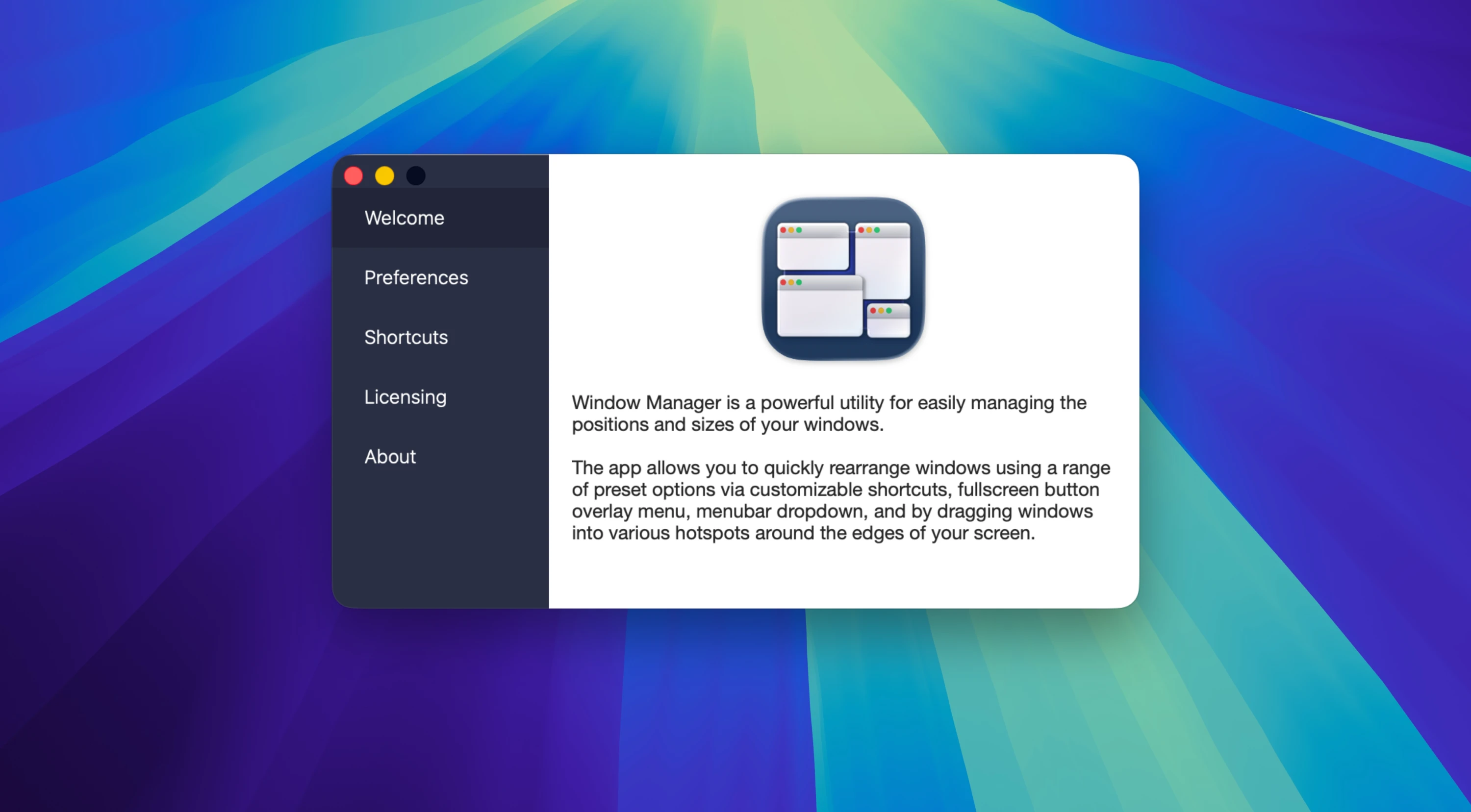 Window Manager v2.0.0 Mac窗口管理工具破解版