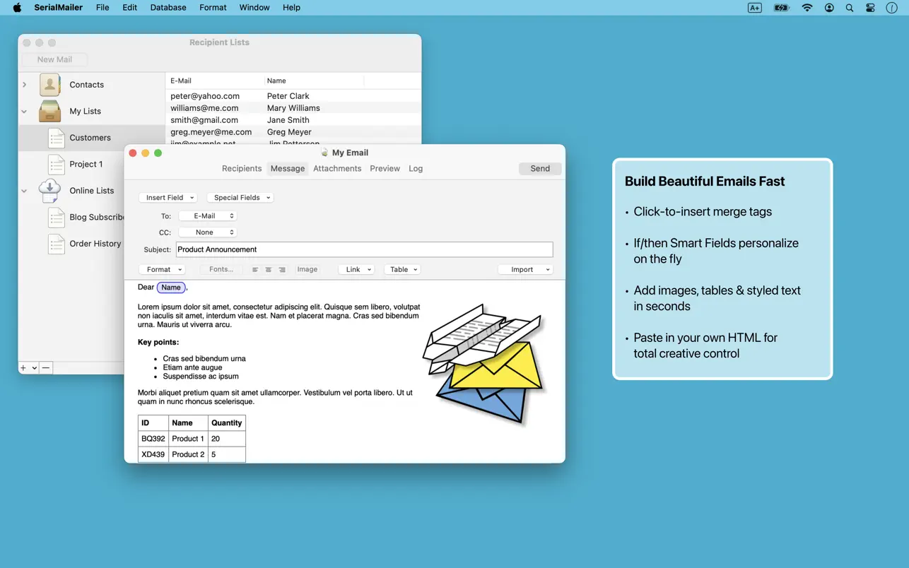 SerialMailer v8.5.2 Mac群发邮件工具破解版