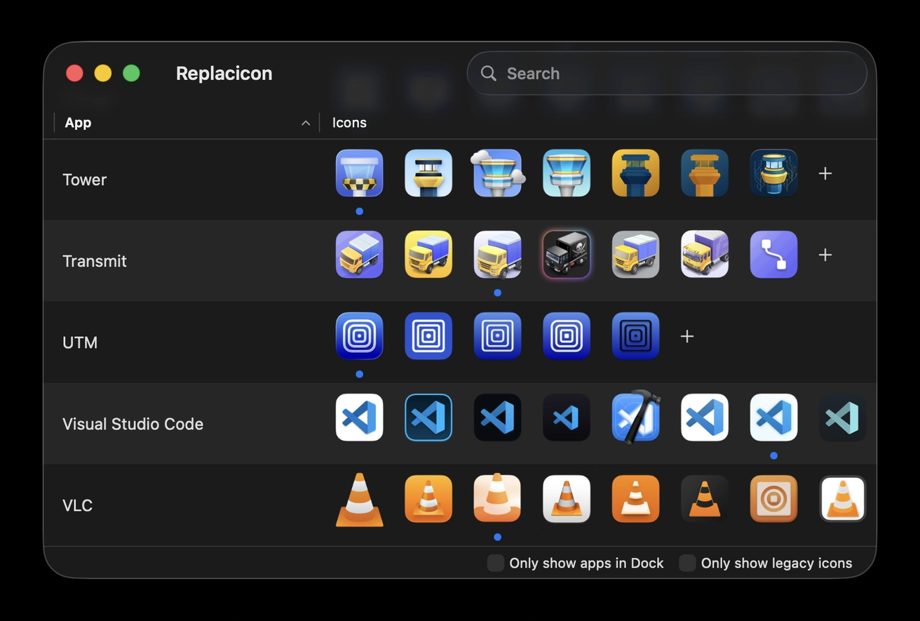 Replacicon v2.1 Mac文件与文件夹图标管理工具破解版