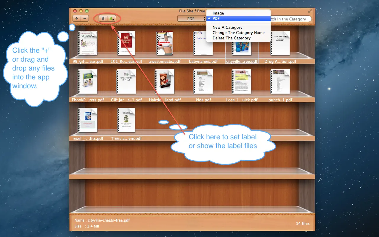 Bookshelf - Library v6.4.0 Mac文件分类管理