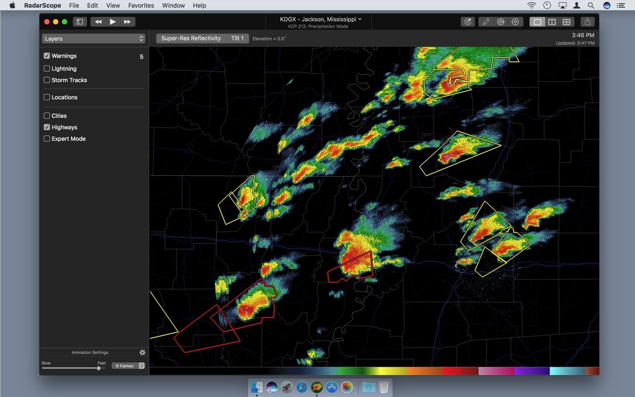 RadarScope v5.5.5 Mac专业级天气雷达可视化应用破解版